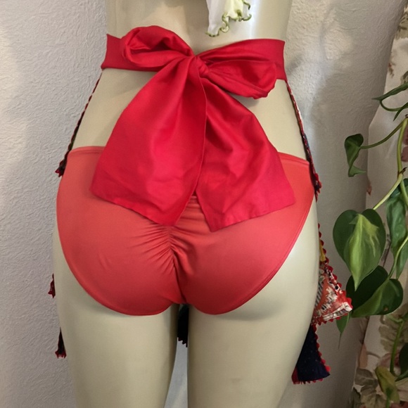 Vintage Apron Hand Made Multi colors multi Pattern Patch - Picture 5 of 9